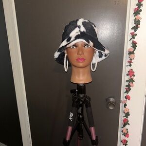 Unisex Fur Bucket Hat